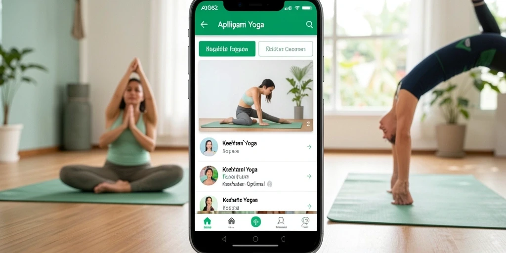 Antarmuka intuitif ADG62 untuk sesi Yoga yang menyenangkan.