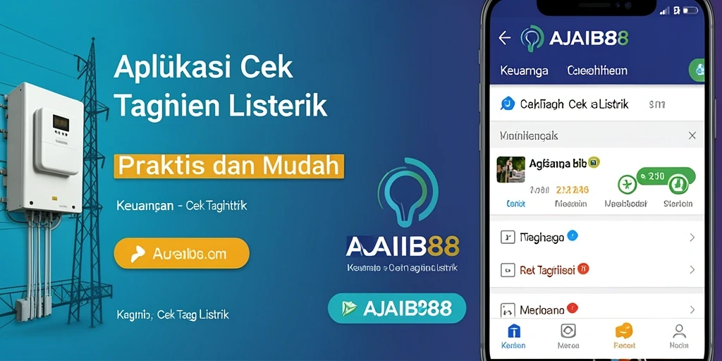 Antarmuka AJAIB88 dalam cek tagihan listrik yang mudah digunakan.