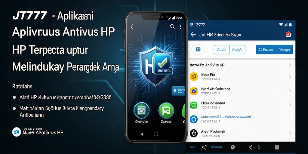 Antarmuka JT777 yang sederhana dan fungsional untuk keamanan perangkat.