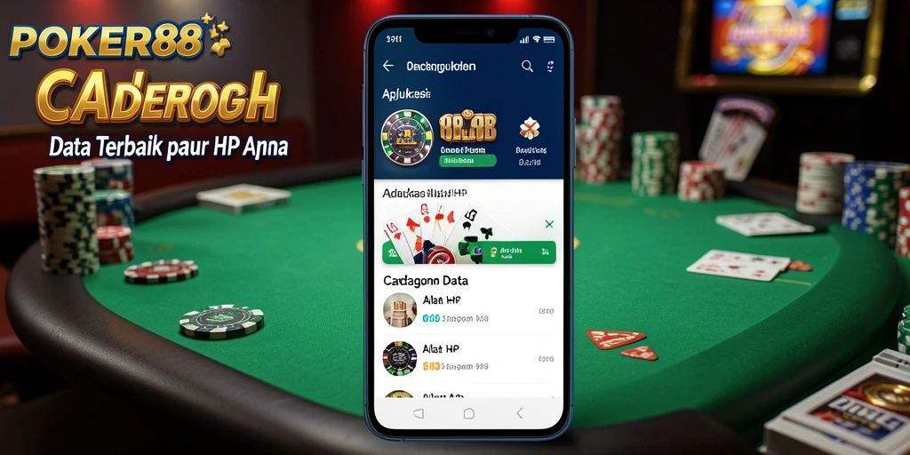Antarmuka POKER88 yang mudah digunakan untuk cadangan data.