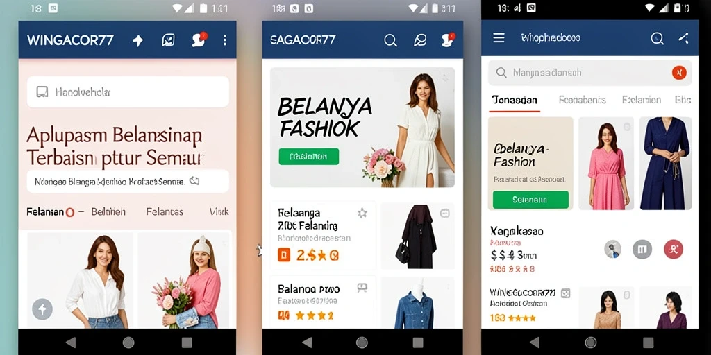 Antarmuka aplikasi WINGACOR77 yang menarik dan fungsional.
